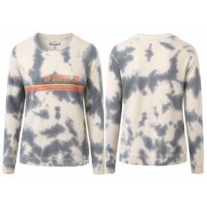 Unwind By League Tie Dye Thermal Pullover Sweatshirt Up North MI XL